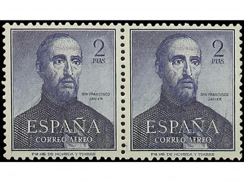 ** ESPAÑA. Ed. 1118(6). SAN FRANCISCO JAVIER. 3 Parejas hori