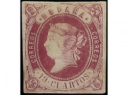 (*) ESPAÑA. Ed. 60. 19 cu. rosa. RARO. A EXAMINAR. Cat. 265,