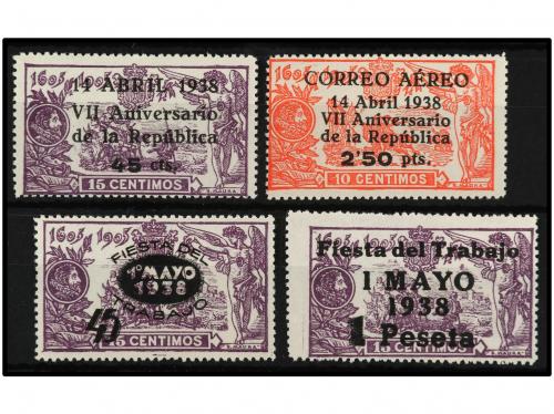 * ESPAÑA. Ed. 755, 756 y 761/2. SERIES COMPLETAS. Cat. 204,5