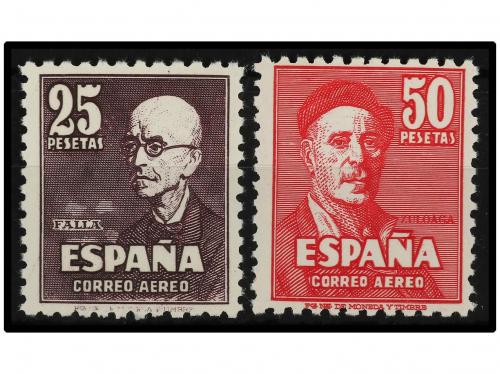 ** ESPAÑA. Ed. 1015/6. SERIE COMPLETA. PRECIOSA. Cat. 440,-.