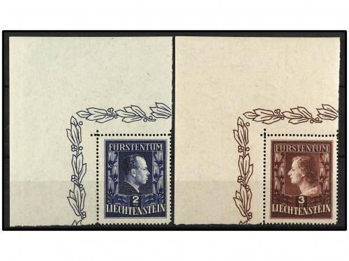 ** LIECHTENSTEIN. Yv. 266a/7a. SERIE COMPLETA con DENT. 15.