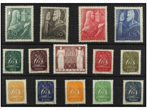 ** PORTUGAL. Yv. 702/5, 706 y 707/15. 3 SERIES COMPLETAS dif