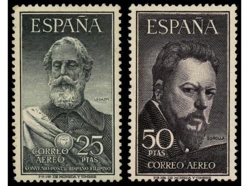 ** ESPAÑA. Ed. 1124/5. LEGAZPI Y SOROLLA. SERIE COMPLETA con