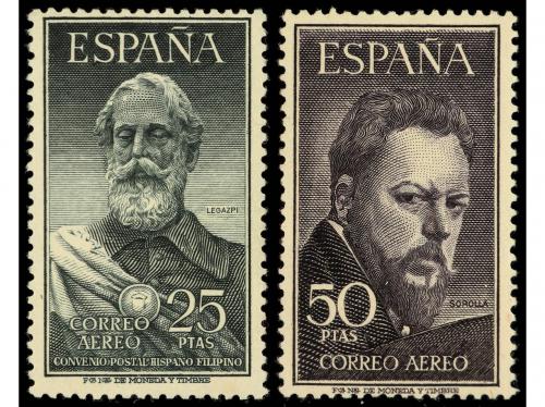 * ESPAÑA. Ed. 1124/5. LEGAZPI Y SOROLLA. SERIE COMPLETA. Bie