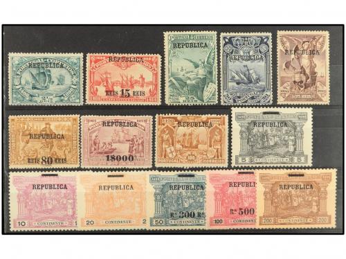 * PORTUGAL. Yv. 182/95. SERIE COMPLETA (Mundifil 184/91 + 19