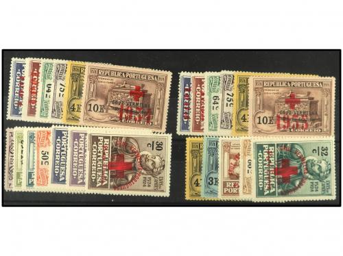 ** PORTUGAL. FRANQUICIAS. 1928-1936. Lote de 9 series difer