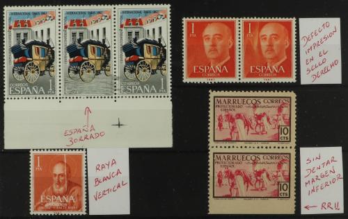 ESPAÑA. VARIEDADES. 1920-1981. Colección con 92 sellos con