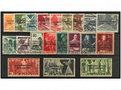 ° SUIZA. Yv. S.296/315. SERVICIO. SERIE COMPLETA. MUY BONIT