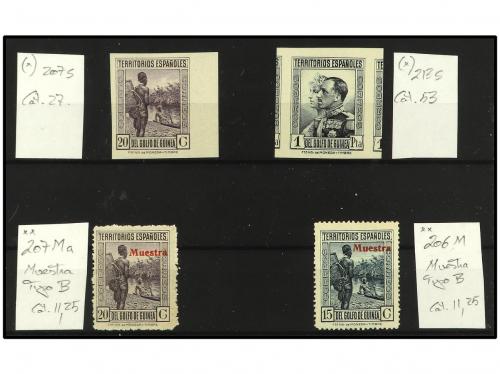 **/(*)/° COLONIAS ESPAÑOLAS: GUINEA. VARIEDADES. 1924-1932. 