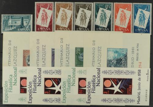 **/* ESPAÑA. 1920-1961. Conjunto de sellos, series completas