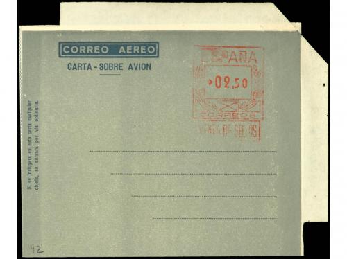 (*) ESPAÑA ENTEROS POSTALES: AEROGRAMAS. Ed. Laiz 39Ga y 42