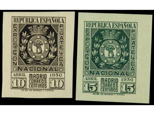 ** ESPAÑA. Ed. 727/8. SERIE COMPLETA. LUJO. Cat. 190&euro;. 