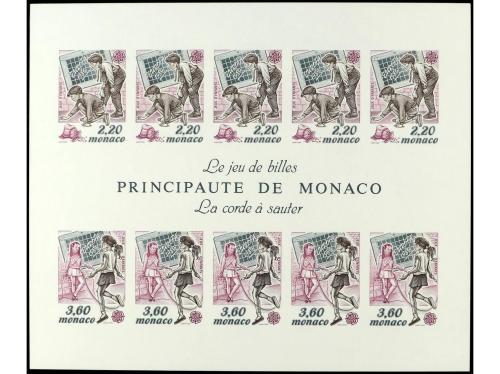 ** MONACO. Yv. HB.30a y 46a. 2 HB. SIN DENTAR. LUJO. Yvert 8