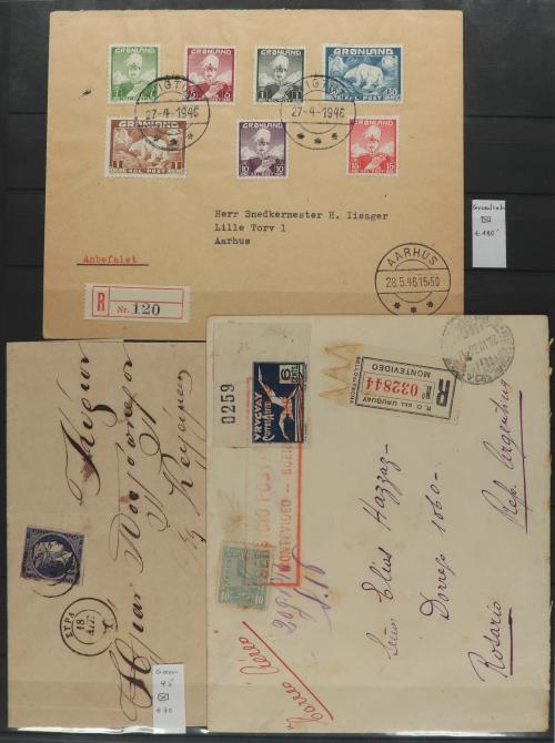 HISTORIA POSTAL. LOTE de 15 piezas. Hay PREFILATELIA, ZEPPEL