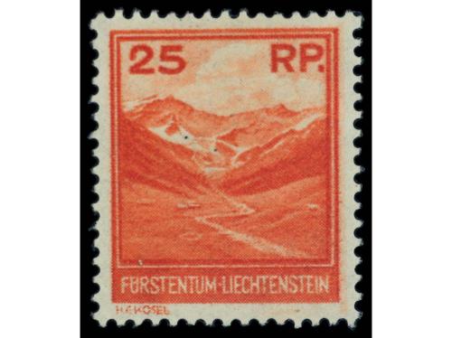 * LIECHTENSTEIN. Yv. 111/3. SERIE COMPLETA. El nº 113 un par