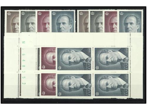 ** ESPAÑA. Ed. 3461/4(8). JUAN CARLOS I. 8 SERIES COMPLETAS 