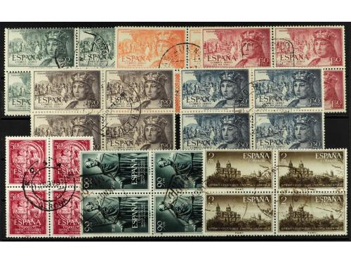 ° ESPAÑA. 1950-1954. Lote de 8 series completas diferentes e