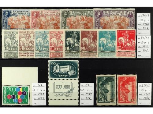 **/* VARIOS. MUNDIAL. 1891-1965. Conjunto de 20 series compl