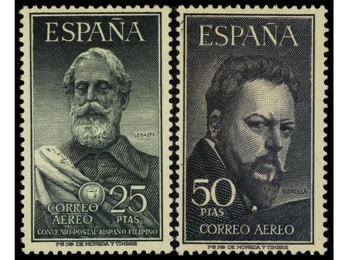 ** ESPAÑA. Ed. 1124/5. LEGAZPI Y SOROLLA. SERIE COMPLETA. MU