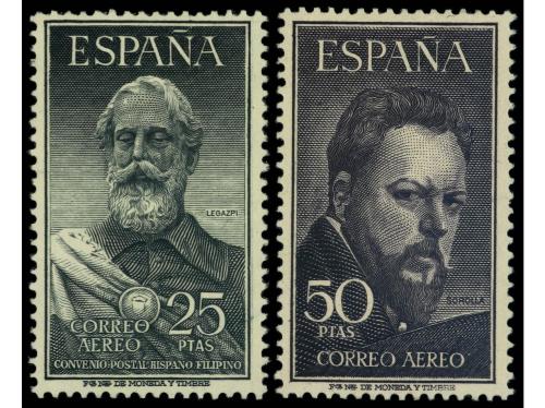 ** ESPAÑA. Ed. 1124/5. LEGAZPI Y SOROLLA. SERIE COMPLETA con