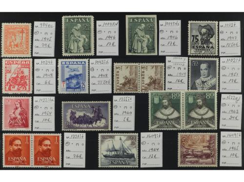 **/* ESPAÑA. VARIEDADES. 1874-1981. Colección con más de 65 