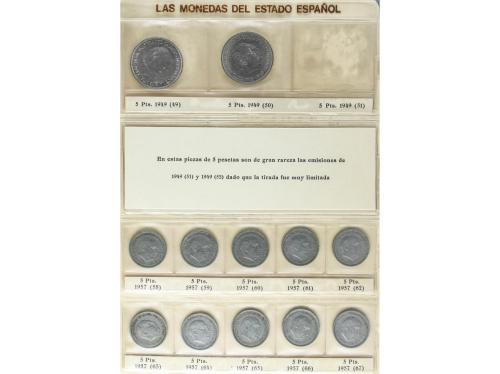 ESTADO ESPAÑOL. Lote 103 monedas 5 Céntimos a 100 Pesetas. 1