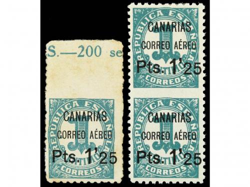 * ESPAÑA: CANARIAS. Ed. 26sma y 26spv. 1,25 pts. sobre 1 cto