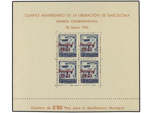 */(*) ESPAÑA: AYUNTAMIENTO DE BARCELONA. Ed. 53/54. HB. 5 ct