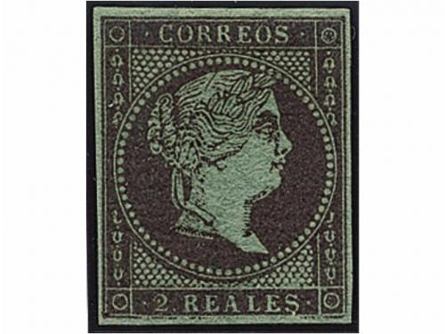 (*) ESPAÑA. Ed. 42. 2 reales violeta. MUY BONITO EJEMPLAR.