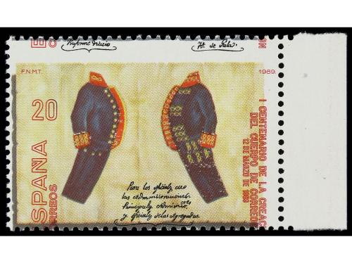 ** ESPAÑA. Ed. 2998id (3). 20 pts. multicolor. 3 sellos con 