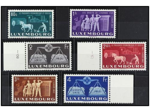 ** LUXEMBURGO. Yv. 443/8. SERIE COMPLETA. 6 valores. Yvert 2