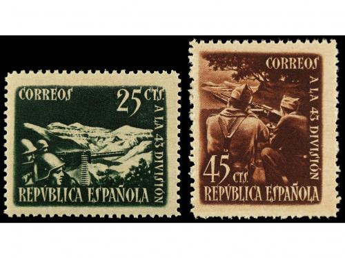 ** ESPAÑA. Ed. 787/8. SERIE COMPLETA. 2 valores. Cat. 80&euro;. 