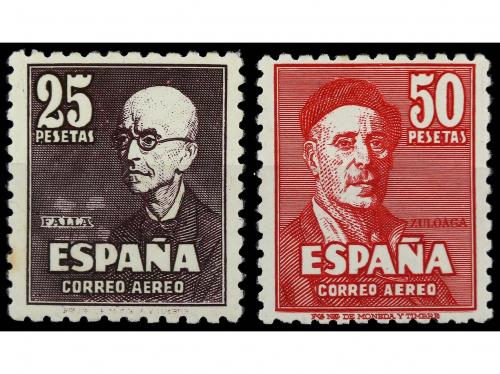 ** ESPAÑA. Ed. 1015/6. SERIE completa. Centrados de lujo. 25