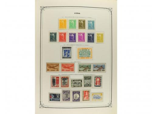 LOTES y COLECCIONES. CUBA. Colección de 1900 a 1980 en dos á