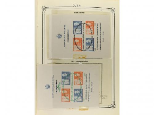 LOTES y COLECCIONES. CUBA. Colección de 1900 a 1980 en dos á