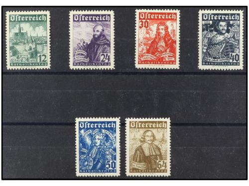 * AUSTRIA. Yv. 431/6. SERIE COMPLETA. 6 valores. Cat. 240&euro;.