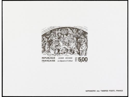 FRANCIA. PRUEBAS DE LUJO. 1988. Conjunto formado por las pru