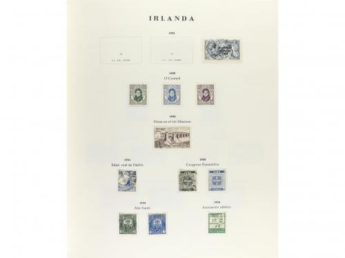 LOTES y COLECCIONES. GIBRALTAR - IRLANDA. Colección en álbum