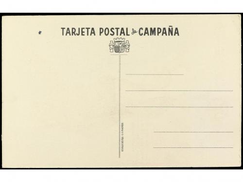 ESPAÑA GUERRA CIVIL. TARJETA POSTAL de Campaña. Comisariado