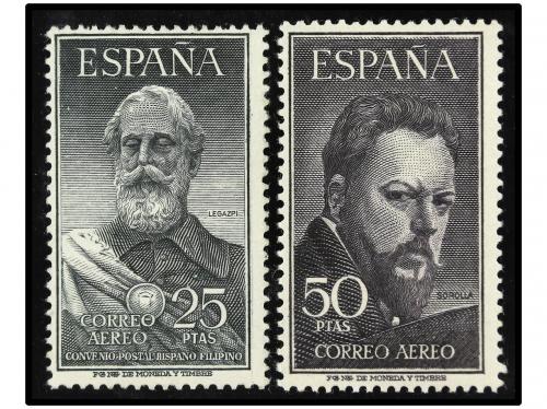 ** ESPAÑA. Ed. 1124/25. LEGAZPI y SOROLLA. Centrado habitual