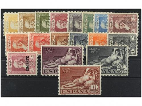 **/* ESPAÑA. Ed. 499/516 (3). TRES SERIES COMPLETAS. 2 sin f