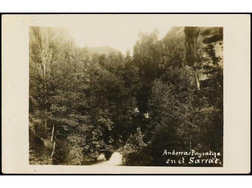 ✉ ANDORRA. 1917. TARJETA POSTAL de ANDORRA a BARCELONA circu